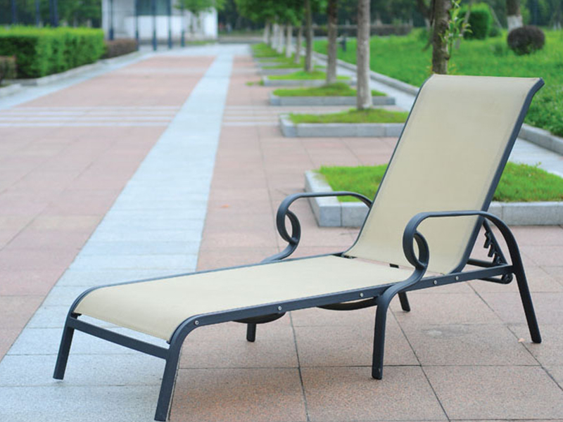 Vonkajšie denné lôžko, Sunlounger, Hliníkové slnečné salónik YQ-TB-415