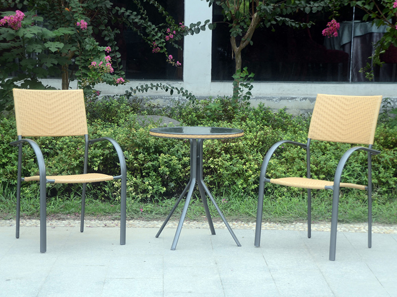 Vonkajšie stohovacie stoličky Rattan YQR-137