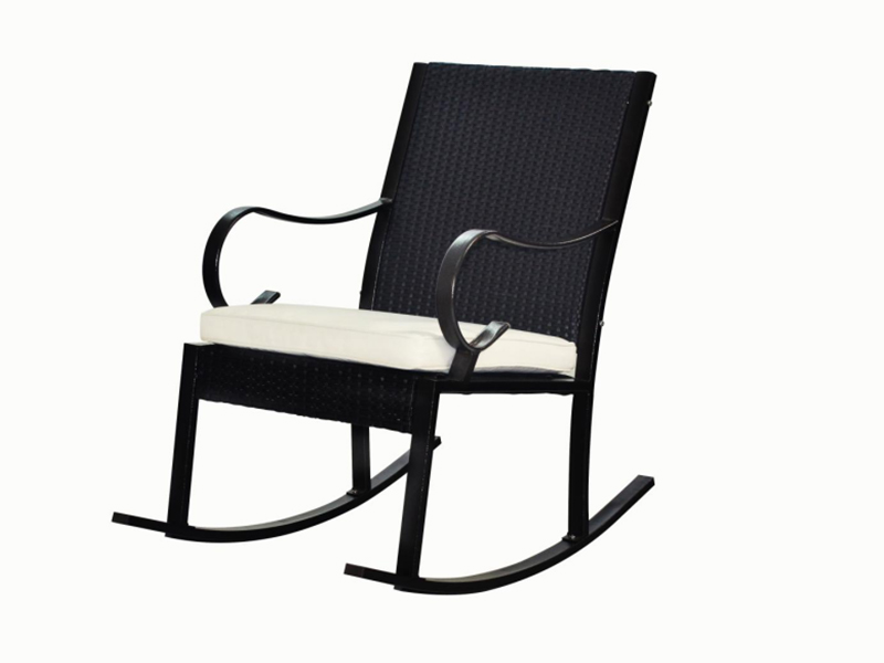 Single Rattan outdoor hojdanie kresla, knock-down Design YQR-374